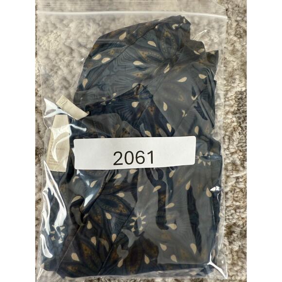 H&M Size 4 Floral Print Casual V Neck Sleeveless Top Pullover Blouse Hi Lo - Picture 8 of 8